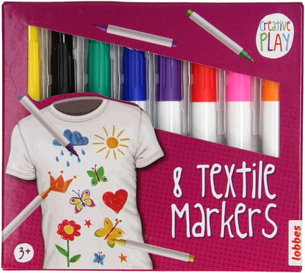 Lobbes Textile Markers 8 pcs.