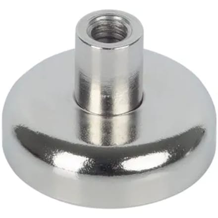 Fix-o-moll Bevestigingsmagneet - Rond Met Schroefbus - Neodymium - Diameter 20mm