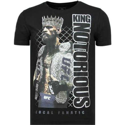 King Notorious - Slim fit T shirt Mannen - 6324Z - Zwart