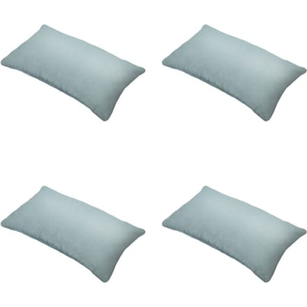 Madison - Sierkussen Eco-line - Blauw - 30x50x10cm - Set van 4