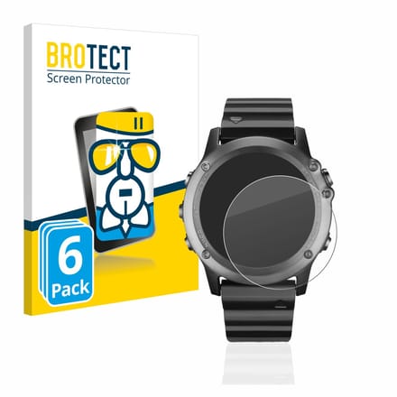 Screenprotector 6 Stuks voor Garmin fenix 3 / 3 HR Beschermglas transparant