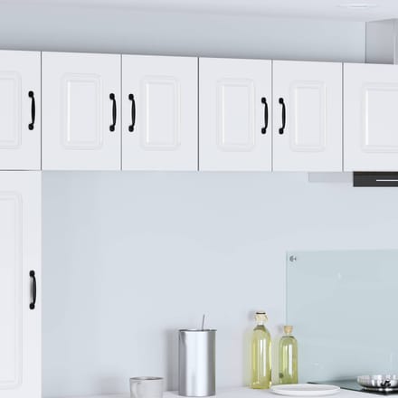 vidaXL - Vaatwasserpaneel - met - 2 - deuren - KALMAR - Wit - 60 - x - 31 - x - 40 - cm