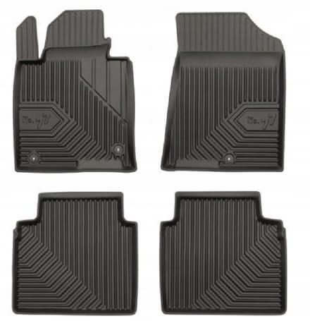 FROGUM 77 Automatten - Geschikt voor KIA OPTIMA IV (2015-2020) - TPE Rubber - Zwart