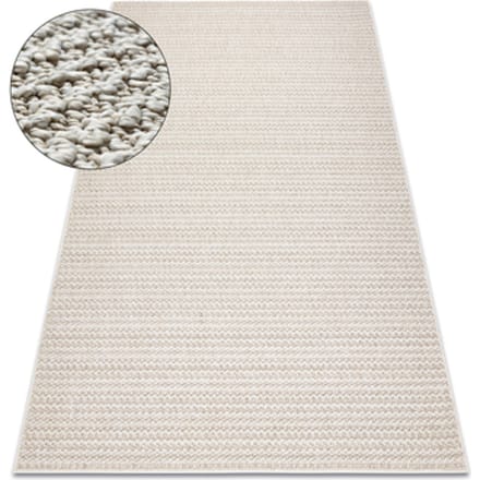 Kleden Rugsx Tapijt JERSEY 19236 beige - structureel, lus 120x170 cm