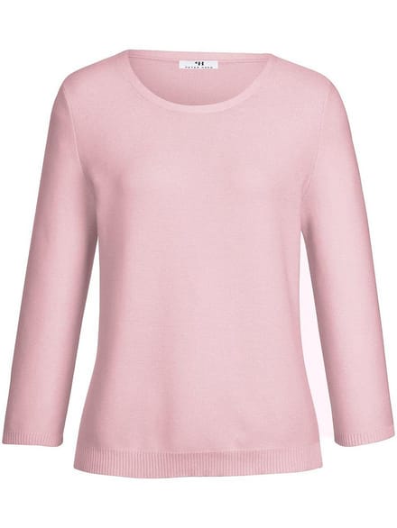 Trui ronde hals 100% SUPIMA® katoen Van Peter Hahn roze