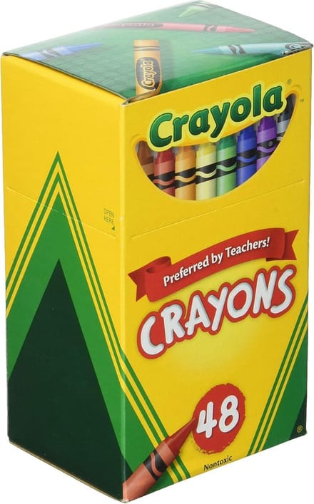 Crayola Wasco-krijtjes voor Kinderen - 48 Levendige Kleuren