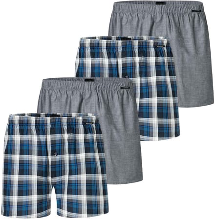 SCHIESSER Geweven boxershorts Verpakking van 4