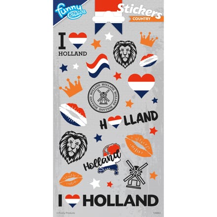 Wefiesta - Stickers Holland - WK voetbal 2026 - WK voetbal versiering - WK voetbal outfit - Nederland WK