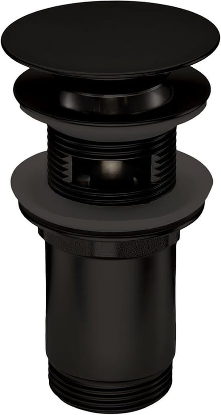 Afvoergarnituur - Click-Clack Ventiel - Wastafel Onderhoud - Extra Grote Diameter - 68 mm - Zwart