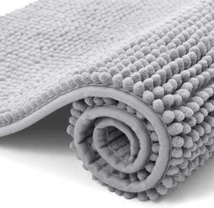 AHD® Badmat - Badmat Antislip - Douchemat - Grijs - 60cm x 40cm x 1cm