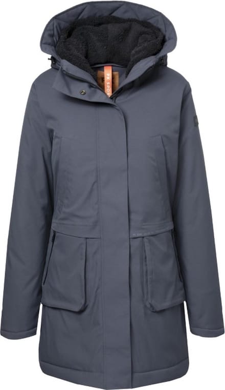 PK International - Winterjas - Dames - Waterdicht - Winddicht - Gewatteerd - Palermo - Grijsblauw - XS/34