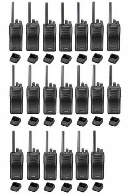 Set van 20 stuks Kenwood TK-3501 PMR446 met tafelladers