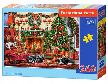 Castorland Puzzel 260 Stukjes - Gezellige Haard