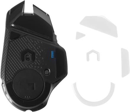 kwmobile muis voeten sticker geschikt voor Logitech G502 wireless - Computermuis glijder - Stickers in wit