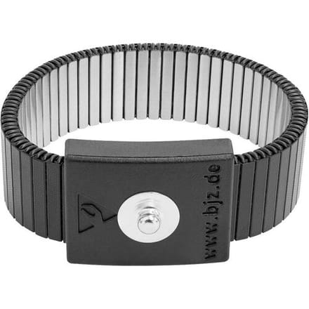 BJZ A-64119 Metalen ESD-armband Zwart