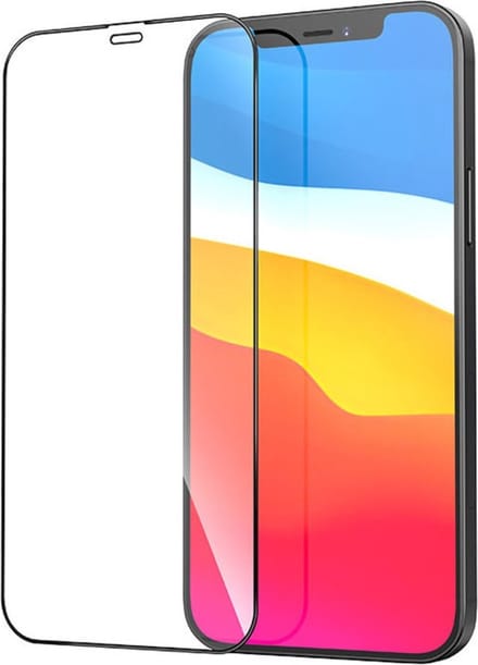 LuxeBass Full screenprotector geschikt voor iPhone 12 - glas scherm - bescherming