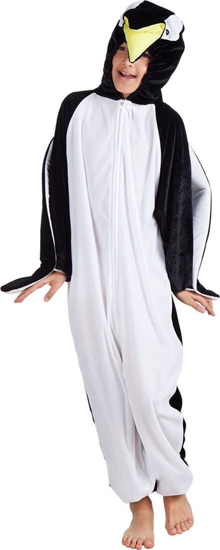 Boland - Kostuum pluche Pinguïn (max. 1.40 m) - Kinderen - Pinguïn - Dieren
