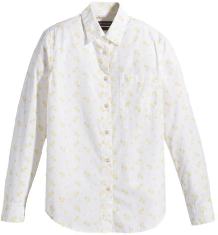 Dockers Original Overhemd Met Lange Mouwen Beige M Vrouw