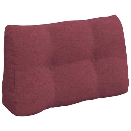 vidaXL Rugkussen Wijnrood 80 x 24 x 50 cm Stof