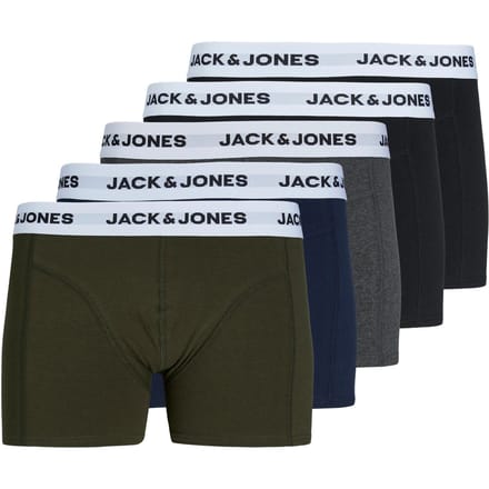 Jack & Jones Basic Trunks Boxershorts Heren (5-pack)