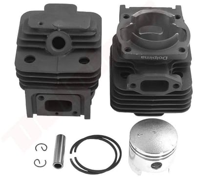 Cilinder met zuiger passend op Chinese machine 44mm TL 52cc MITSUBISHI NIKASIL