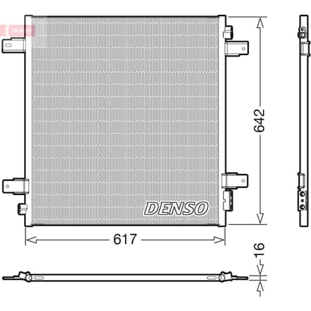 Condensator, airconditioning DENSO DCN46027