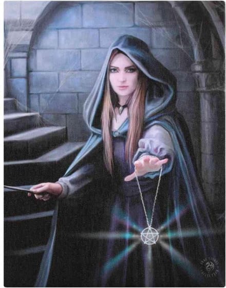 Anne Stokes - Light in the Darkness - Canvas afbeelding