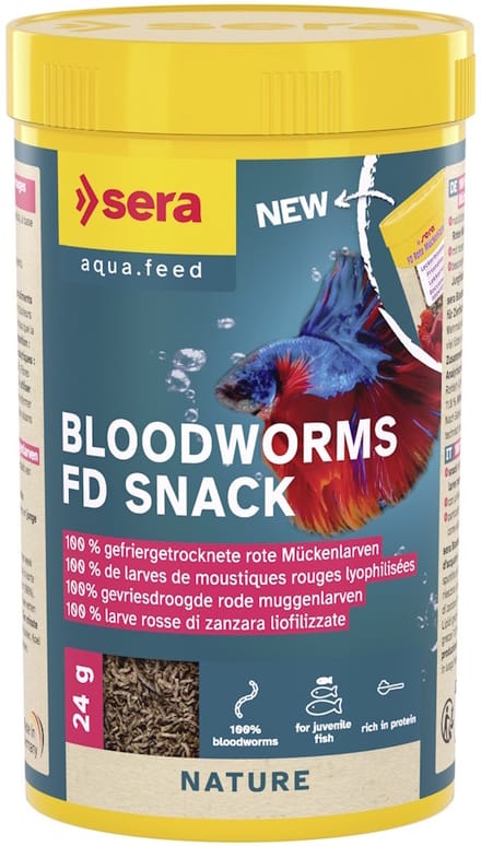 Sera - FD rode muggenlarven Nature - 250 ml