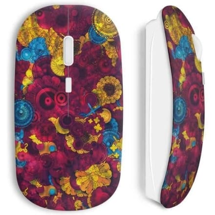 Psychedelic Style Souris Sans Fil