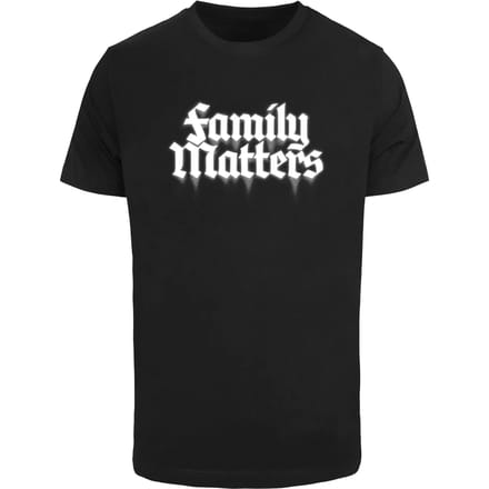 Mister Tee - Family Matters Heren Tshirt - L - Zwart