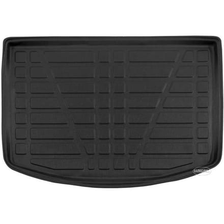Tapis De Coffre - SCOUTT - Kia Rio 5P - TPE Caoutchouc - 100% Imperméable - Antidérapant noir