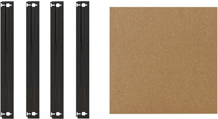 Shelfplaza HOME plankenset voor HOME zware stellingkasten - 30x30 cm - antraciet