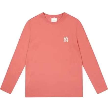 T-shirt Dopamine Ajusté à Manches Longues Imprimé Logo MLB Unisexes Hauts Orange 31TSB6041-50O S brown