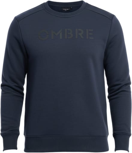 OMBRE Sweater - Regular Fit - Katoen - Lange Mouw Marine S
