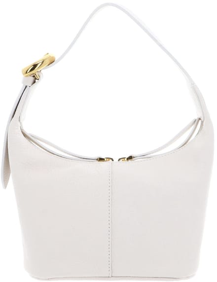 COCCINELLE Leren Handtas Fernanda Handbag Blanco Crème