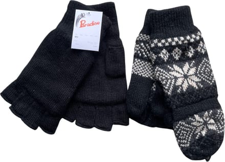 Set vingerloze handschoenen/want - Thinsulate - Heren - one size