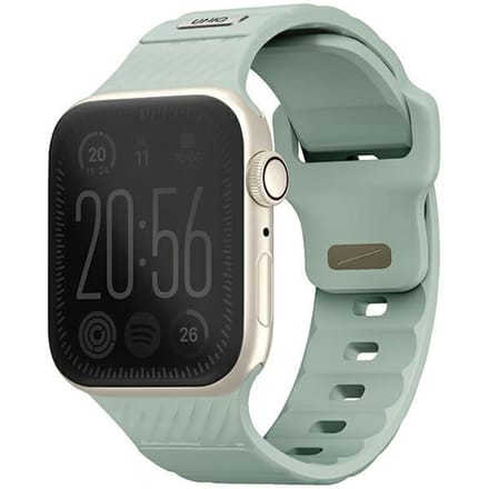 Uniq Strap Stride Voor Apple Watch 38 40 41Mm Fkm Rubber Mint Elastic