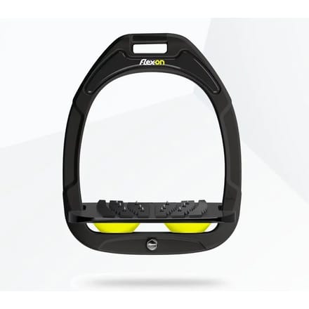 Ultra Grip Ingelaste stijgbeugels Groen/Zwart/Geel Flex-On Green Composite