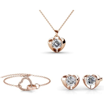 Simply Love Locked Heart voor boomset - Kristal