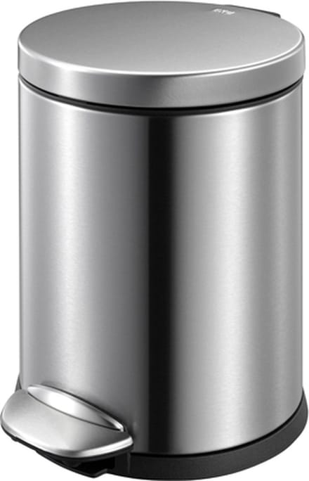 EKO - Luna pedaalemmer 5 liter - Stainless steel Plastic - mat RVS - Prullenbak
