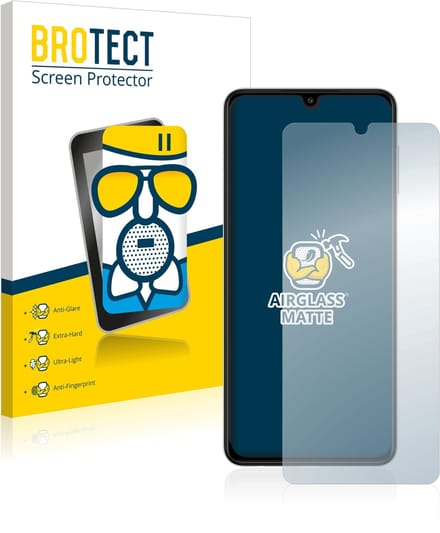 BROTECT - Screenprotector voor Samsung Galaxy A22 4G - Folie Beschermfolie Beschermglas matte
