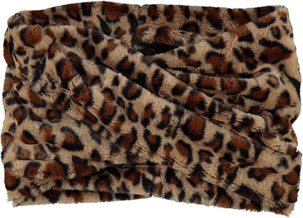 Sarlini - Hoofdband - Dames - Panterprint - Imitatiebont - Polyester - bruin
