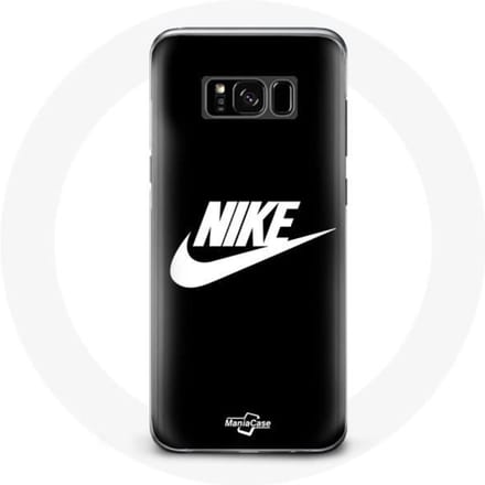 Hoesje - MANIACASE - Samsung Galaxy S8 plus - Nike Logo - Zwart - Hard zwart