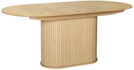 Nordic Home - Amie uitschuifbare eettafel 95x180-230 cm ovaal - naturel