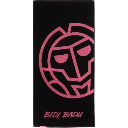 BIDI BADU Badehandtuch 50x100cm Handdoek -zwart,pink