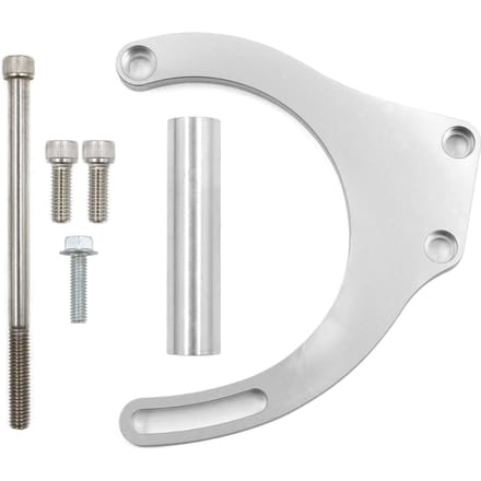 BBC Dynamobeugel Verstelbare LWP Low Mount Vervanging voor Big Block Chevy Long Kit 551496 white