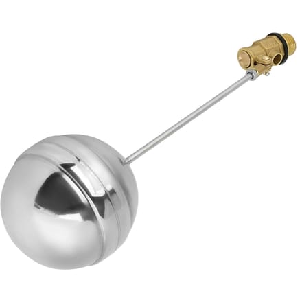 DN15 G1 2 Messing Mannelijke Draad Watersensor Roestvrijstalen Vlotterkogel Waarde gray