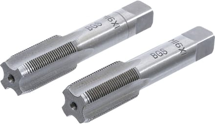 BGS Draadsnijtap - voor- en nasnijder - M16 x 1,0 - 2 delig