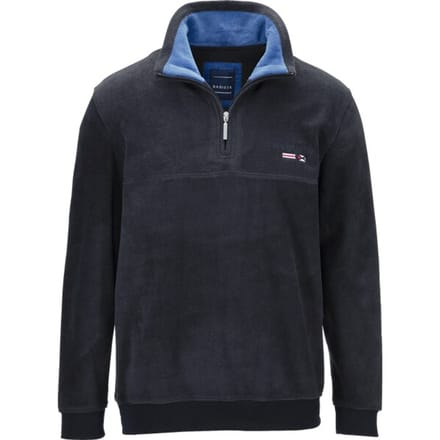 Babista herren Fleecesweatshirt - 48/50 - donkerblauw - Plus Size