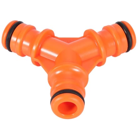 Y-vormige 3-weg slangconnector splitter Tuinwatersplitter(3-weg) orange